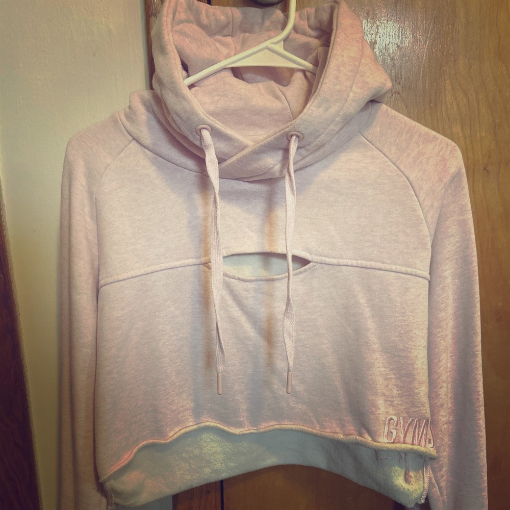 Gymshark Raw Edge Cropped Hoodie